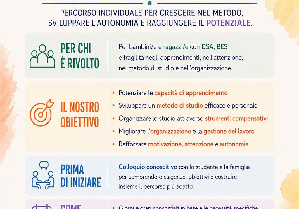 Tutoraggio specialistico individuale