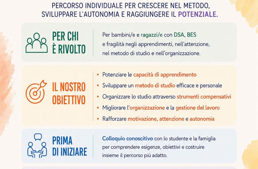 Tutoraggio specialistico individuale